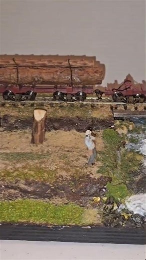 An On30 logging diorama i just finished.
