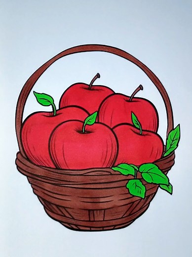 Coloring ASMR com Maçã: Vídeo Relaxante