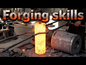 Inside the forging factory Hot Steel Under Pressure – Forging Power in Slow Motion! #forging