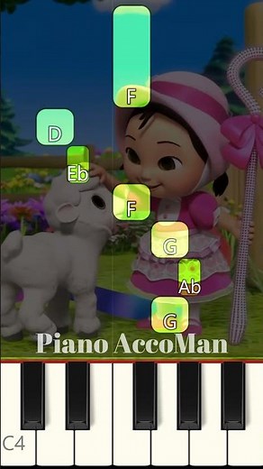 Little Bo Peep has Lost her Sheep! - CoComelon Piano Tutorial Short