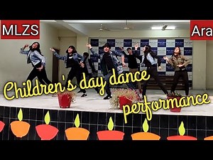 ##children's day dance performance by Manish sir and his students mlzs Ara .