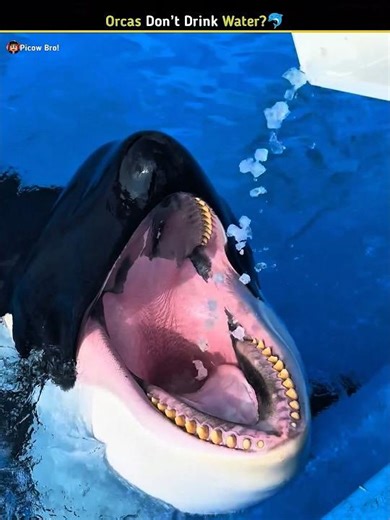 Orcas Don’t Drink Water?! How Do They Survive 😳