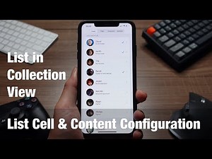 Modern Collection View [2] - List in Collection View | List Cell & Content Configuration