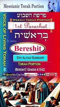 Weekly Torah portion II 1st Parshat Bereshit 5th Aliyah summary #torah #biblestudy #bible #shorts