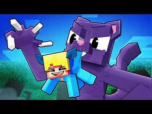 Ukri is adopted by the 99 Nights Cat in Minecraft!