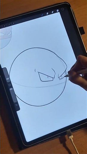 Voltorb Baby Speed Draw! ⚡🔴 | Cute Pokémon Sketch