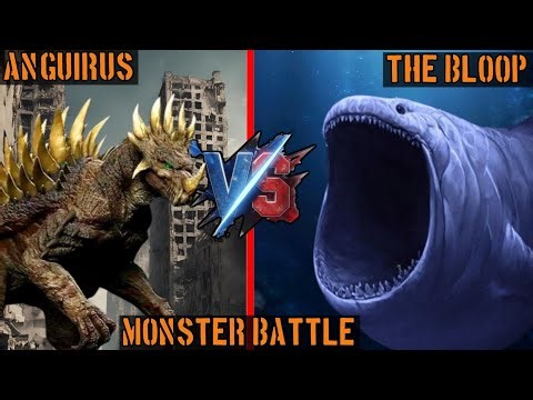 Anguirus vs The Bloop: Clash of the Deep Titans