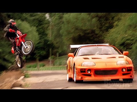 マッスルカー vs. オートバイ | ワイルド・スピード | 映画シーン