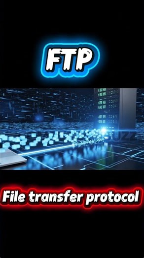 I have generated an 8-second video visualization of FTP data transfer for you. #ftp #filecloud
