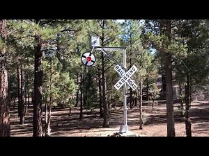 Wig Wag Railroad Signal. Magnetic Flagman