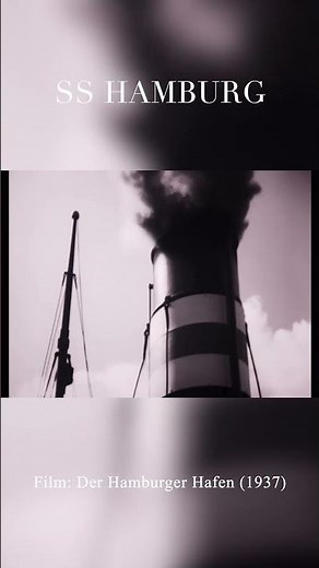 SS HAMBURG Whistle - Film: Der Hamburger Hafen (1937)