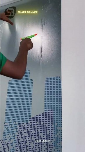 Modern Glass Stickers for Branding & Privacy | Custom Made | Smart Banners #stickers