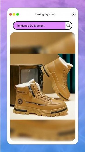 Men’s British-Style Winter Work Boots