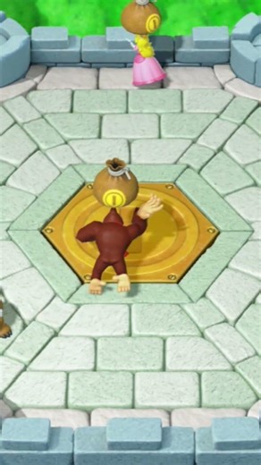 Donkey kong, Peach and Yoshi all win in mario party #mario #marioparty #nintendoswitch2