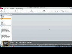 Microsoft Access 2010 - Requête avec fonctions agrégats #A07