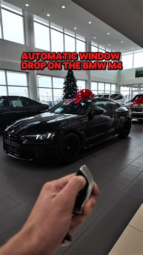 The BMW M4: Automatic Window Drop ⬇️ #cartutorials #bmw #bmwm4 #bmwfeatures #howto