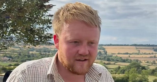 Kaleb Cooper shows Jeremy Clarkson working in tractor at farm
