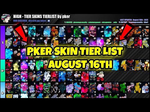 [YBA] NEW PKER TIER LIST AUGUST 16th – COMPLETE RANKINGS!