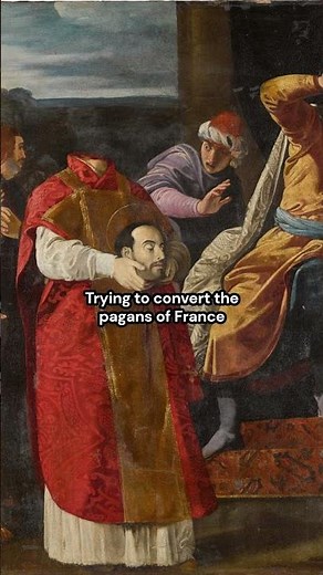 The Headless Saint Dionysius (Denis) of Paris #art #paintings #statues