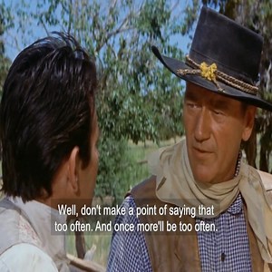 John Wayne in "The Comancheros" | PRINT FLOOR