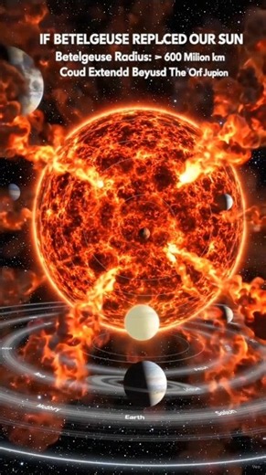 This Giant Star Could Swallow Our Solar System 😱⭐ #space #solarimaging #solarsystems #shorts