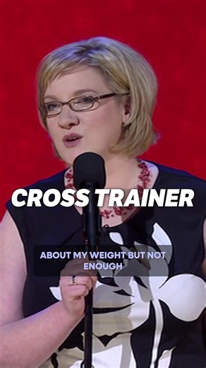 It turns out there's a difference between just buying a Cross Trainer and actually using it. #sarahmillican #standupcomedy #britishcomedy #crosstrainer