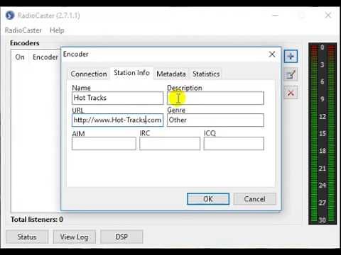 Configure Radiocaster Encoder for Icecast Server