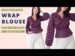 Wrap Top Sewing Tutorial + Sewing Pattern | Pattern Scout Romy Wrap Top Sewalong