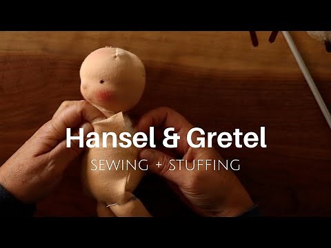 Hansel and Gretel | Dollmaking Series | Part 4: Tracing, Sewing and Stuffing the Dolls