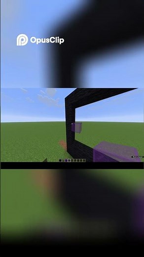 Minecraft Enderman Face Build! #shorts #minecraft #build #minecraftshorts #foryou #enderman