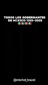 Estos han sido los hombres que gobernaron “Desde 1325 hasta hoy México.” #fblifestyle #HistoriaDeMéxico #tlatoanis #virreyes #imperiomexicano | Michel Iniguez
