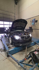 Got this built 06 STI all dialed in and will be listed on @bringatrailer via @gearboxnj very soon. Beautiful rust free example with lots of goodies making a fat 400whp & 400wtq on 93 octane. Car is running a built shortblock with @jepistons & @manleyperformance rods, @tomei_powered ARMS Turbocharger, @extremeturbosystems Front Mount Intercooler & more. Keep an eye out for it soon! #primemotoring #jrtuned #carlovers #subarusti #car #turbo #subaru #explorepage #viral #viralvideos #explore #wrx #su