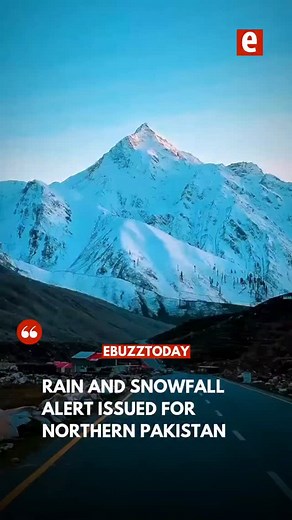 The Pakistan Meteorological Department (PMD) has issued a weather alert, predicting rain, strong winds, and #snowfall in the upper parts of the country this week. According to the Met Office, a new westerly wave will enter Pakistan tonight, which will cause rain, thunder, and snowfall over the hills between November 4 and 5. Light to moderate rain is expected in Chitral, Dir, Swat, #Kohistan, #Abbottabad, and #Haripur, while #Peshawar, #Mardan, #Kohat, #Kashmir, and Muzaffarabad may also receive