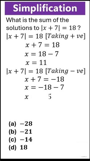 Modulus Equations solution #simplification