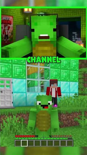 Mikey's House Is Impossible In Survival! 🤯 - Minecraft Animation #shorts