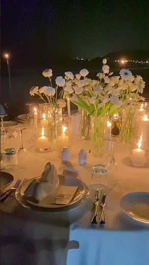 Romantic Dinner Setup