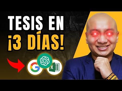 🔥👉 Cómo HACER una TESIS con INTELIGENCIA ARTIFICIAL ⚡ (FÁCIL y RÁPIDO!) ✅