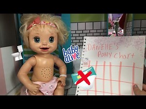 BABY ALIVE Training with Danielle 🚽