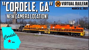 "NEW CAMERA LOCATION!" CORDELE, GA. March 11, 2021 A quick introduction to our latest camera located in Cordele, Ga! As we promised, the more Subscribers we get, the more new locations. Please considering subscribing, you just might make a whole bunch of folks happy with us installing a camera in their hometown or close by! Thank You for your support and membership! | Virtual Railfan