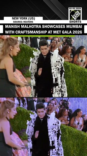 Manish Malhotra Showcases Mumbai-Inspired Bandhgala with Artisan-Crafted Cape at Met Gala