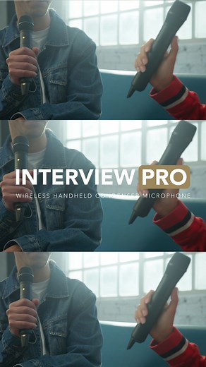 Introducing the Interview PRO, our latest edition to the RØDE Wireless lineup 🎤 This broadcast-quality handheld wireless microphone pairs seamlessly with RØDE Series IV 2.4 GHz wireless receivers and features 32-bit float onboard recording for up to 40 hours internally - this is a must-have complement to your wireless kit, for superior freedom and flexibility when it comes to interviews, podcasts and presentations. Find out more: https://rode.com/microphones/wireless/interview-pro | RØDE Microp