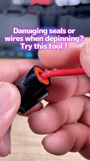 A non-marring terminal removal tool.#wiring #fyp #electrical#electricaltips#automobile#automotive#gm