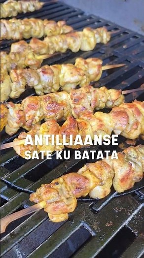Antilliaanse saté ku batata • recept • Deze keer van de barbecue! #superdushichef #webergrill