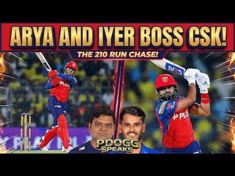 A 200+ CHASE MASTERCLASS! | CSK vs PBKS Review: Shreyas & Priyansh Stun Chepauk | Pdoggspeaks
