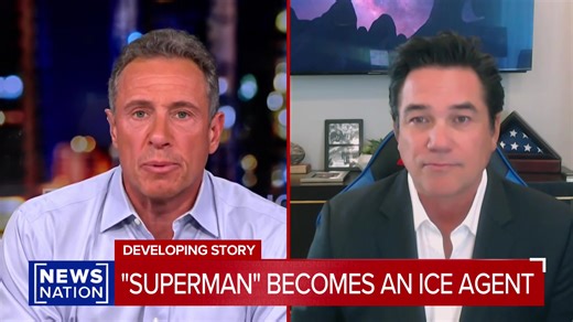 Dean Cain, who played the Man of Steel from 1993 to 1997 in the TV show “Lois and Clark: The New Adventures of Superman,” says he’s joined Immigration and Customs Enforcement to “help save America.” | NewsNation