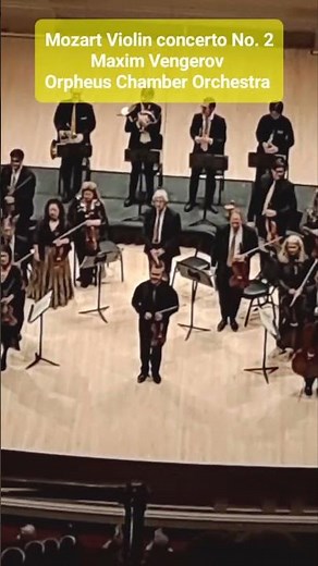 Maxim Vengerov & The Orpheus Chamber Orchestra, ALL Mozart's violin concertos at Carnegie Hall-2/5 🎻