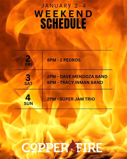 Keep the New Year's party rolling! Join us this weekend to celebrate...