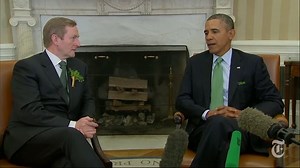 Obama Welcomes Prime Minister of Ireland