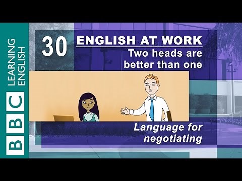 Negotiating - 30 - English at Work negotiates the best deal
