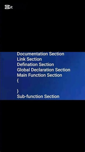 C programing এট প্রাথমিক কাঠামো #ict #programming